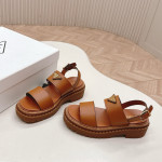 Prada, Women's Sandal, Brown