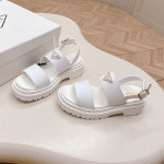 Prada, Women's Sandal, White