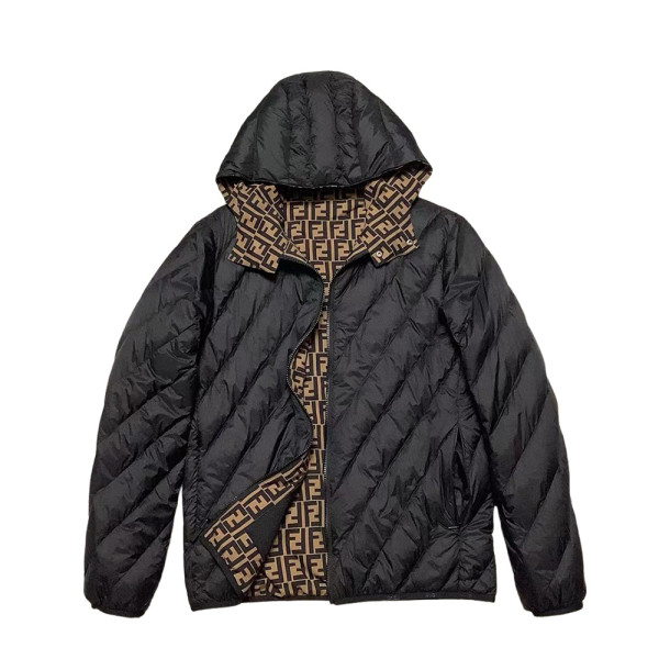 Fendi, Reversible, Men's Jacket, Brown