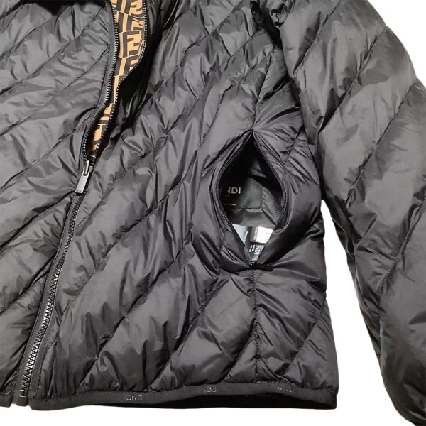 Fendi, Reversible, Men's Jacket, Brown