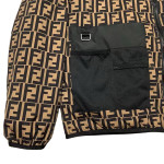 Fendi, Reversible, Men's Jacket, Brown