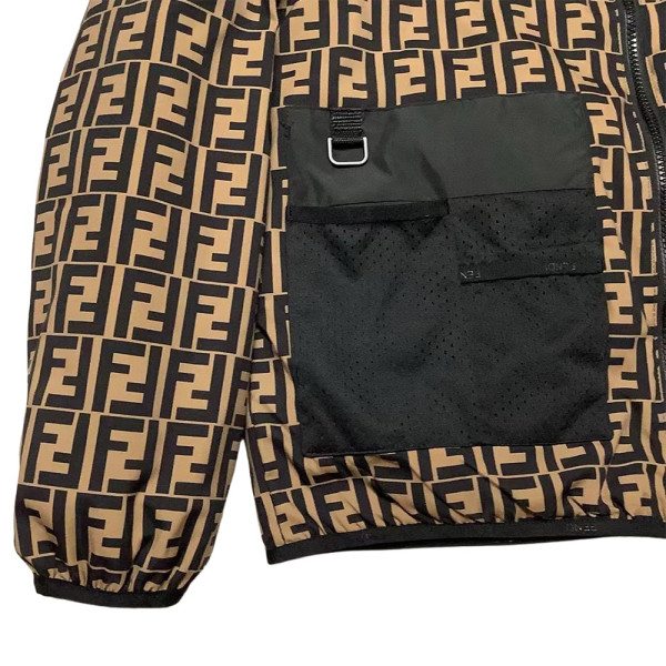 Fendi, Reversible, Men's Jacket, Brown