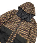 Fendi, Reversible, Men's Jacket, Brown