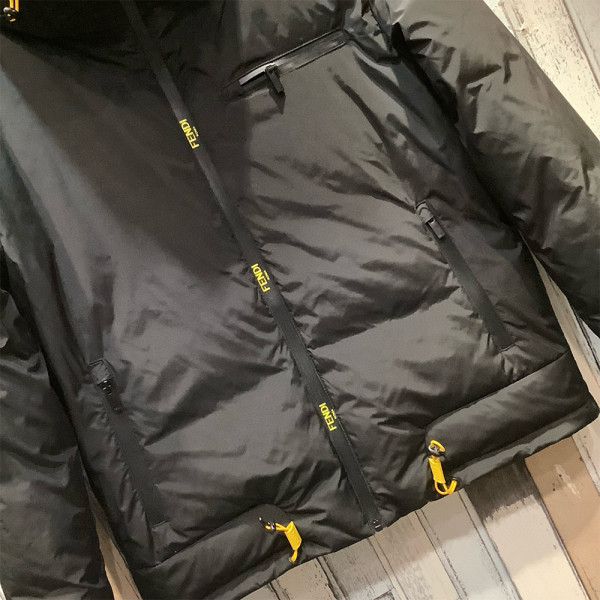 Fendi, Men's Jacket, Black
