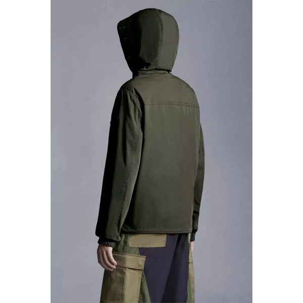 Moncler, Haru Hooded, Men's Jacket, Khaki