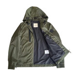 Moncler, Haru Hooded, Men's Jacket, Khaki