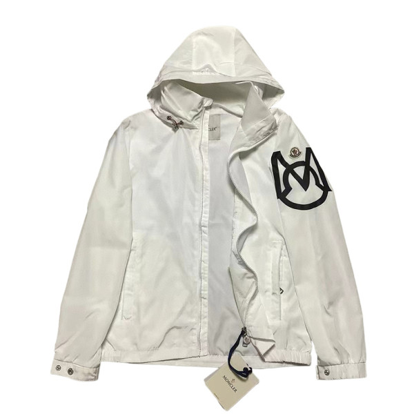Moncler, Hooded, Men's Jacket, White