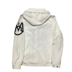 Moncler, Hooded, Men's Jacket, White