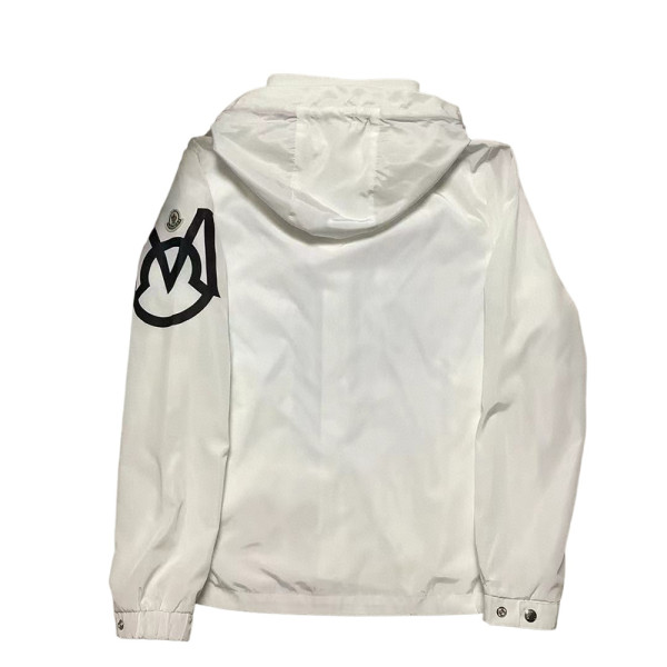 Moncler, Hooded, Men's Jacket, White