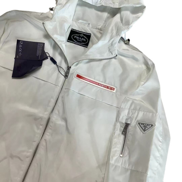 Prada, Men's Jacket, White