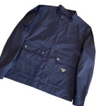 Prada, Men's Jacket, Navy