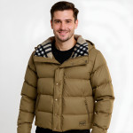 Burberry, Puffer Nylon, Men's Jacket, Camel
