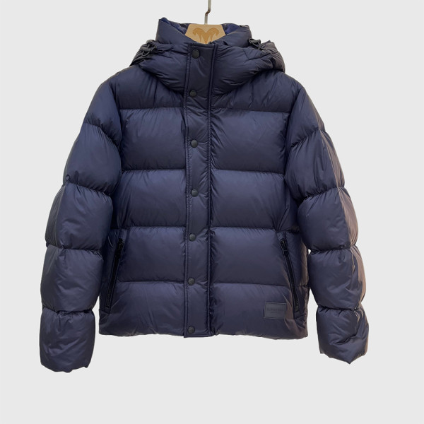Burberry, Puffer Nylon, Men's Jacket, Navy