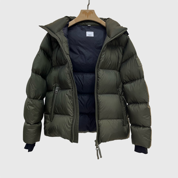 Burberry, Puffer Nylon, Men's Jacket, Khaki