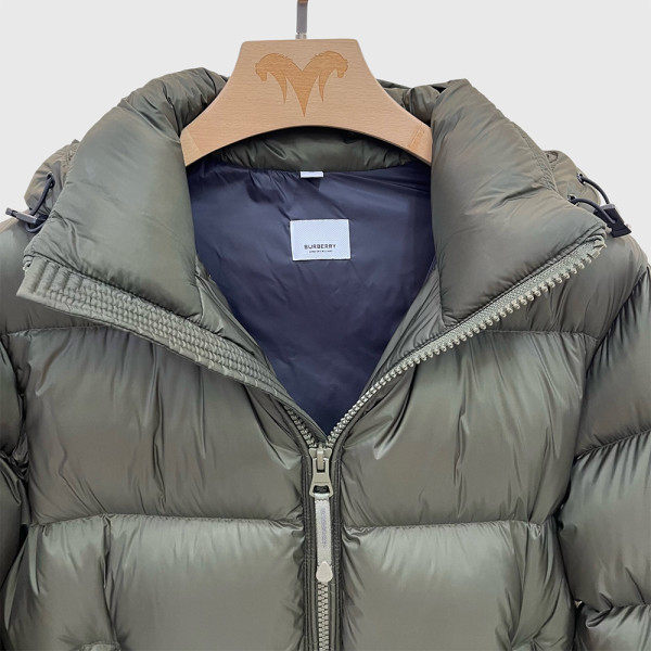 Burberry, Puffer Nylon, Men's Jacket, Khaki