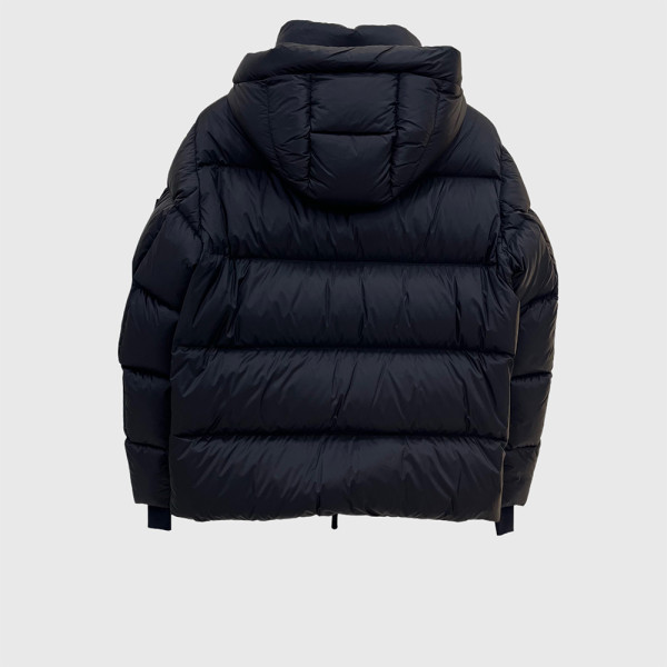 Burberry, Puffer Nylon, Heren Jas, Zwart