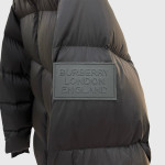 Burberry, Puffer Nylon, Heren Jas, Zwart