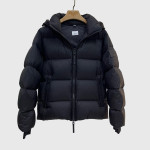 Burberry, Puffer Nylon, Heren Jas, Zwart