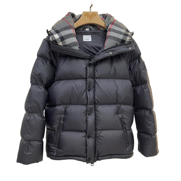 Burberry, Puffer Nylon, Men's Jacket, Black