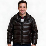 Moncler, Maya, Men's Jacket, Chocolate