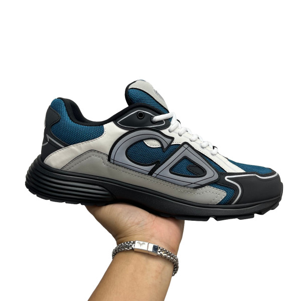 Christian Dior, B30, Men's Sneaker, Blue Grey