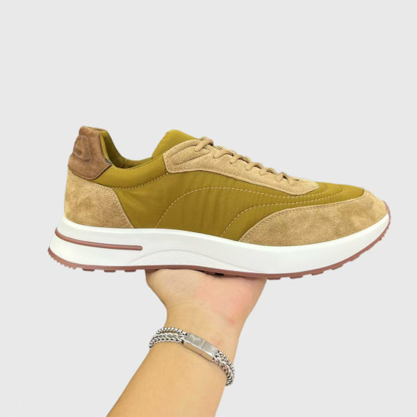 Loro Piana, Weekend Walk, Men's Sneaker, Mustard