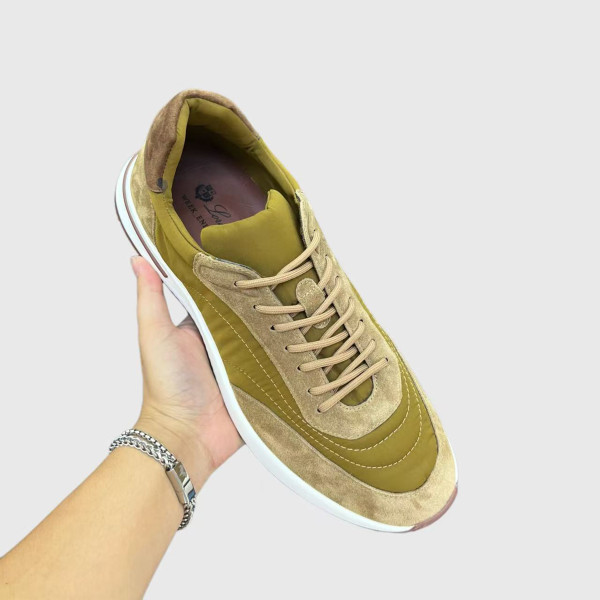 Loro Piana, Weekend Walk, Men's Sneaker, Mustard