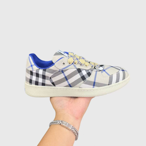Burberry, Check, Women's Sneaker, Grey