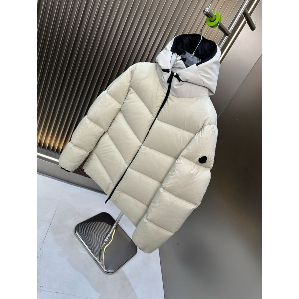 Moncler, Forez, Men's Jacket, White, Black Label