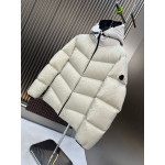 Moncler, Forez, Men's Jacket, White, Black Label