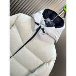 Moncler, Forez, Men's Jacket, White, Black Label