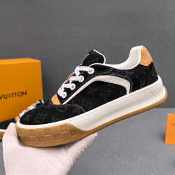 Louis Vuitton, Tilted, Heren Sneakers, Zwart