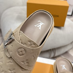 Louis Vuitton, Boston, Men's Slipper, Camel