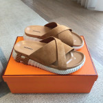 Hermes, Infra, Men's Slipper, Camel