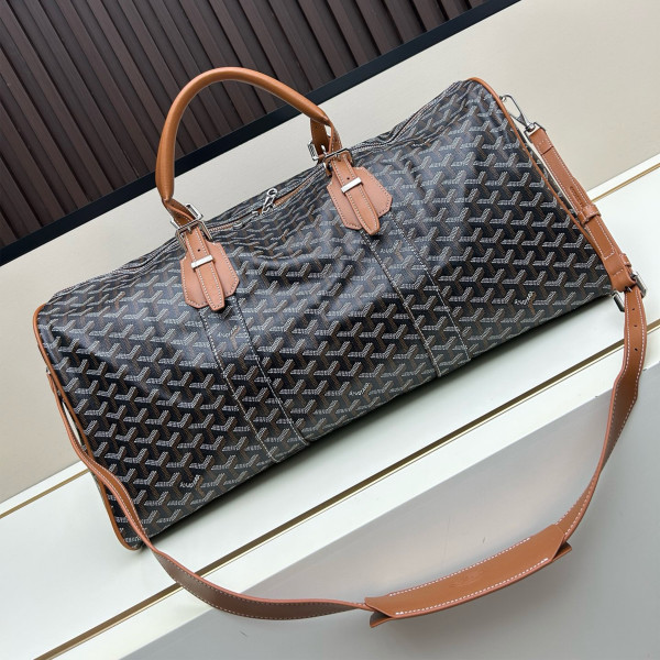 Goyard, Boston50, Men's Bag, Brown