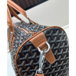 Goyard, Boston50, Men's Bag, Brown