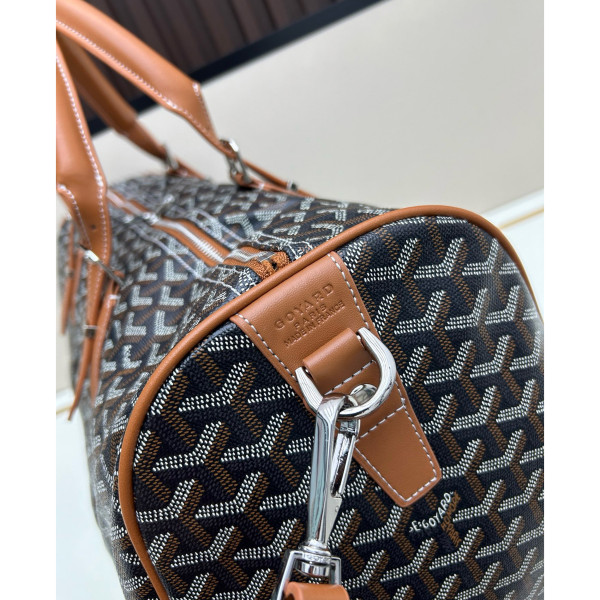 Goyard, Boston50, Men's Bag, Brown