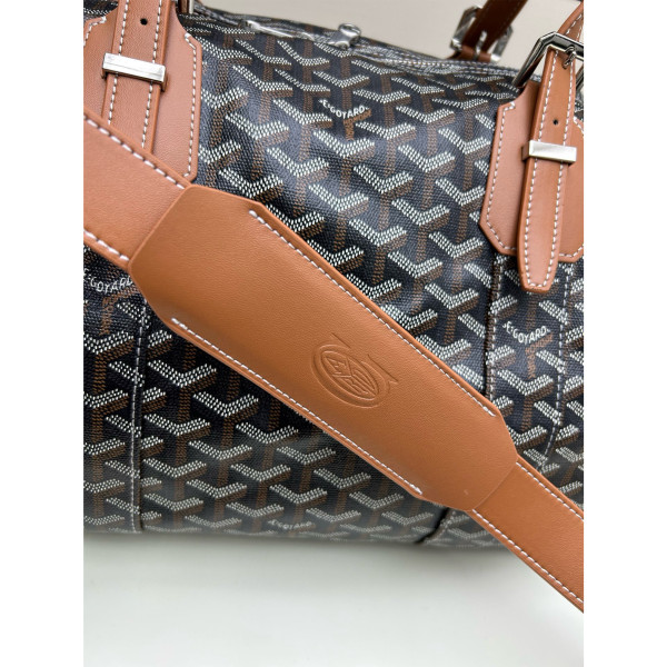 Goyard, Boston50, Men's Bag, Brown