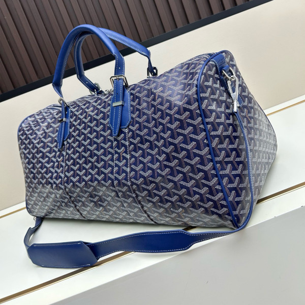 Goyard, Boston50, Men's Bag, Blue