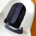 Louis Vuitton, Pilot Sling, Men's Bag, Blue
