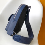 Louis Vuitton, Pilot Sling, Men's Bag, Blue