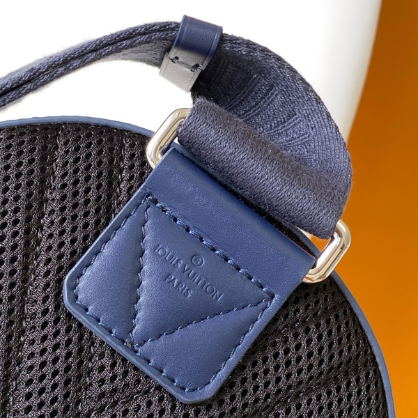 Louis Vuitton, Pilot Sling, Men's Bag, Blue