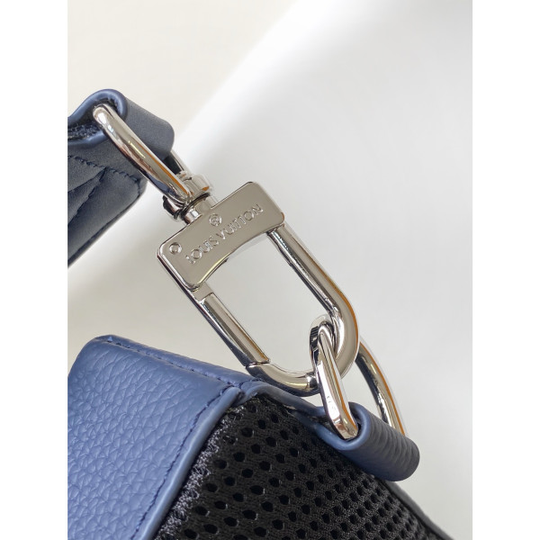 Louis Vuitton, Pilot Sling, Men's Bag, Blue
