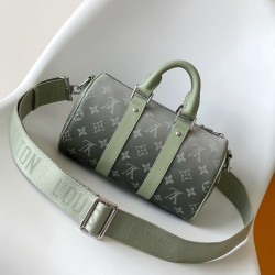 Louis Vuitton, Keepall Bandouliere, Women's Bag, Green