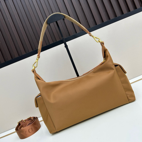 Prada, Re-Nylon, Women's Bag, Camel