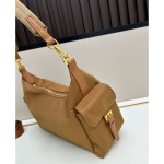 Prada, Re-Nylon, Women's Bag, Camel