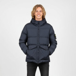 Stone Island, Compass Badge Puffer, Men's Jacket, Black