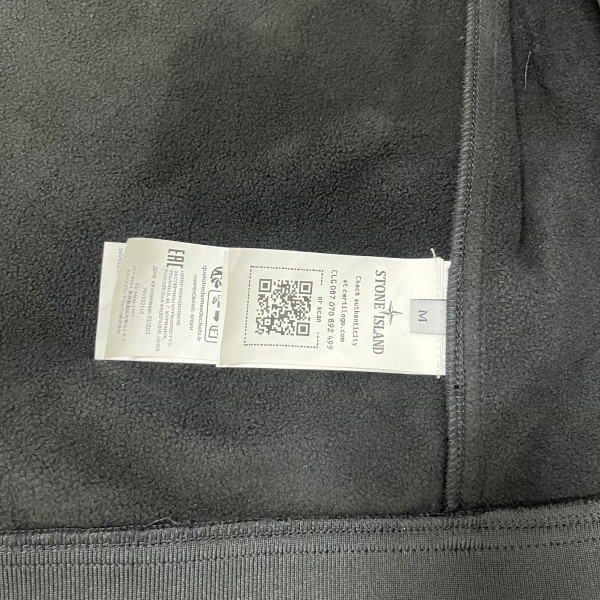 Stone Island, Micro Twill, Heren Jas, Zwart