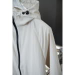 Burberry, Nylon Hooded, Men's Jacket, White