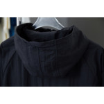 Burberry, Nylon Hooded, Men's Jacket, Black